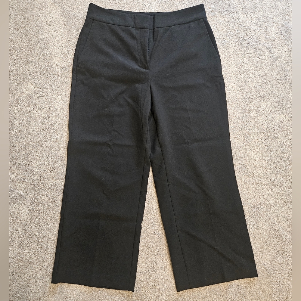 Ann Taylor Wide Leg Cropped Trouser